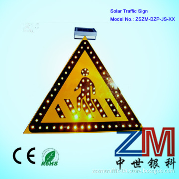 Traffic Warning Sign / Solar Warning Sign / Solar Traffic Sign